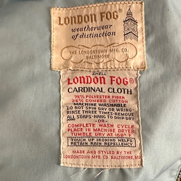 London Fog Cardinal Cloth Jacket vintage golf, jacket, size medium - Picture 2 of 13